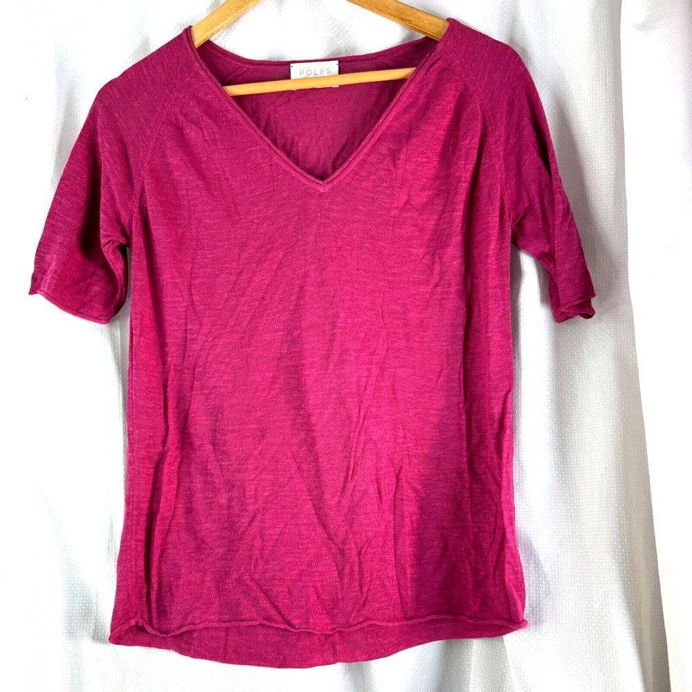 Poles Maison Montagut Womens Soft Shirt Tshirt Top Sz‎ S Small